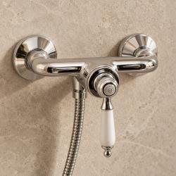 Aquanello Heritage Manor Mitigeur de douche classique Chrome CR-2001-HM